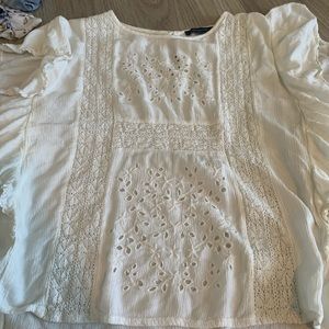 American Eagle White Shirt/Tank